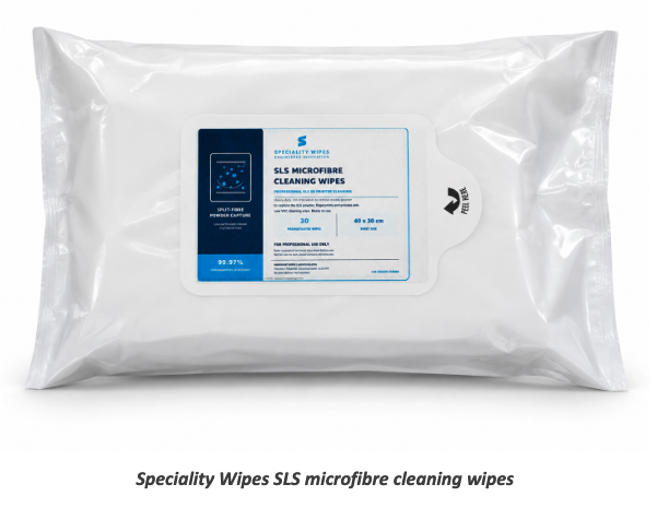 Specialty wipes SLS microfiber cleaning wipes